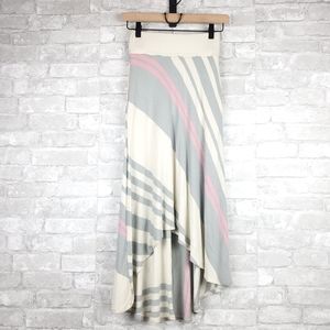 3/$25 Anthro Bordeaux high low skirt | Size XXS